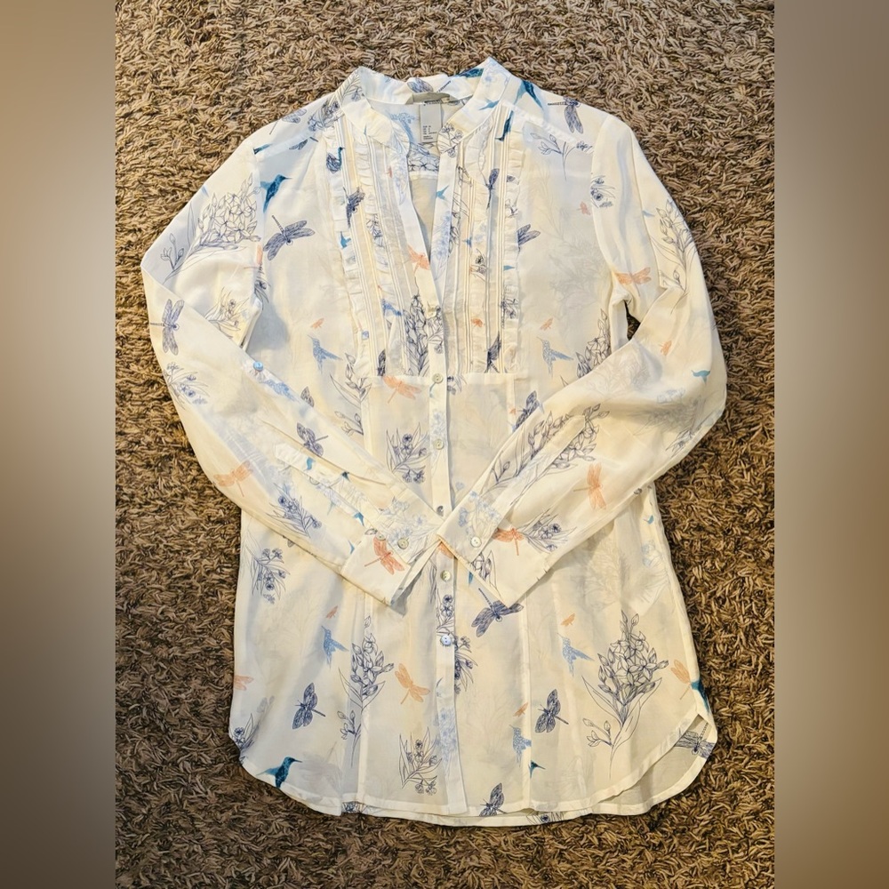 Vintage H&M Sheer Tunic Shirt